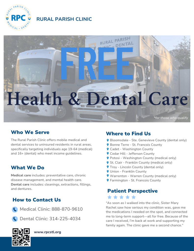 Preview of the clinic flyer