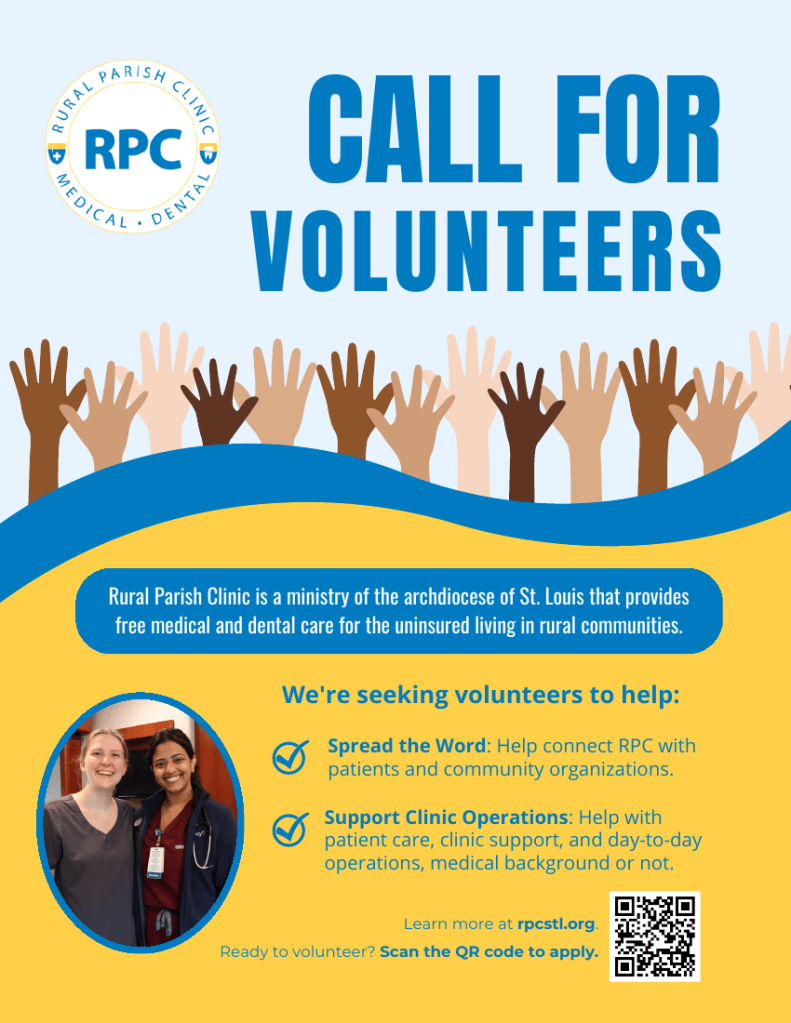 Preview of the call for volunteers flyer